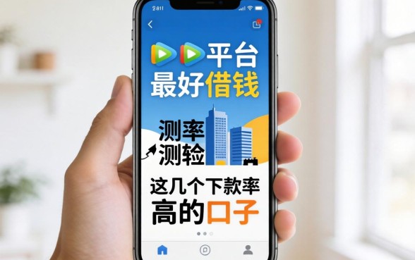 手机哪个平台最好借钱？实测这几个下款率高的口子