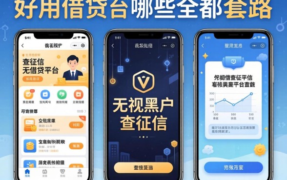 我试了三个号称无视黑户的平台，发现好用的借贷平台不查征信的有哪些全是套路