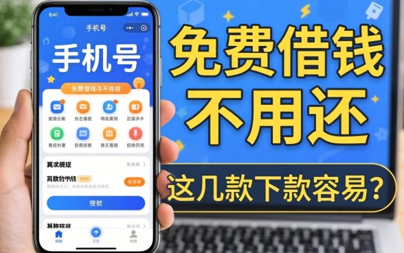 揭秘用手机号免费借钱不用还的软件有哪些，这几款下款容易