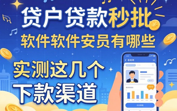 黑户贷款秒批软件有哪些?实测这几个下款渠道