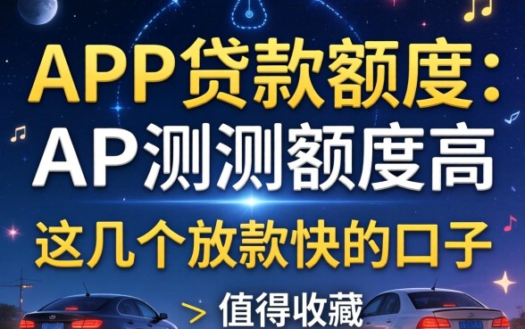 实测什么APP贷款额度高？这几个放款快的口子值得收藏