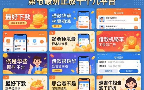 我试了十几个平台，发现最好下款的借款软件根本不是那些广告里说的