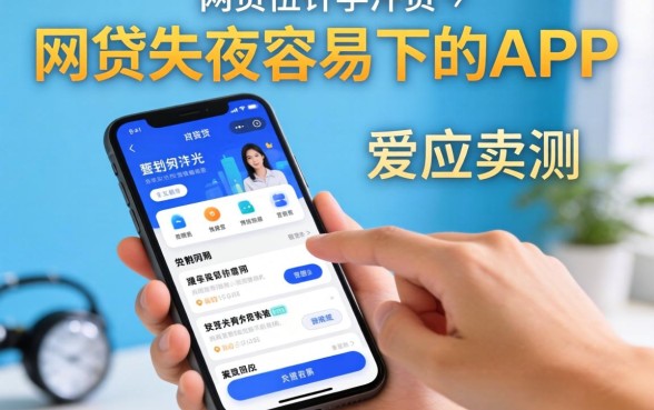 盘点几款网贷比较容易下的APP,通过率实测分享