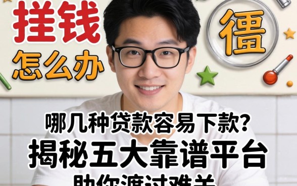 急需用钱怎么办？哪几种贷款容易下款？揭秘五大靠谱平台助你渡过难关