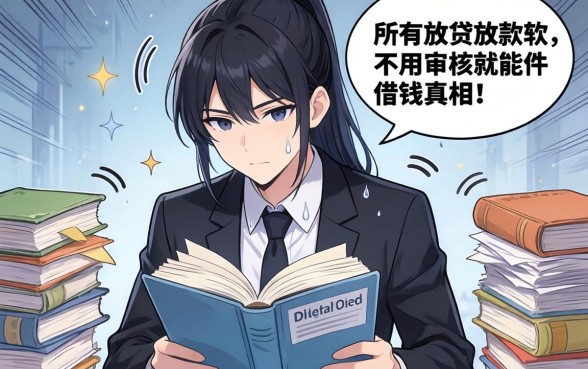 我翻遍了2026年所有的放贷放款软件，发现不用审核就能借钱的真相让人后背发凉