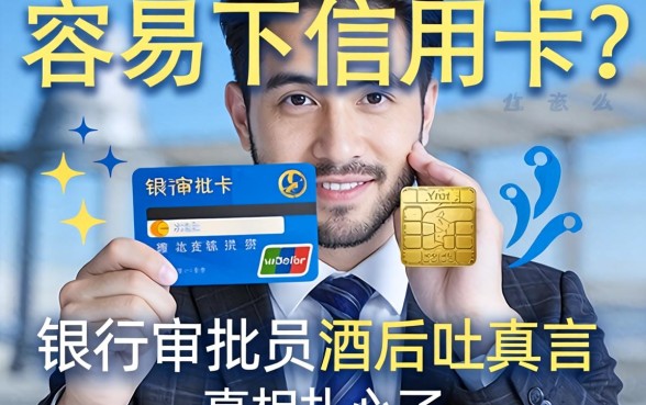 网贷容易下信用卡么？银行审批员酒后吐真言，真相扎心了