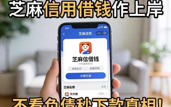 我用芝麻信用借钱软件上岸，发现不看负债秒下款的真相