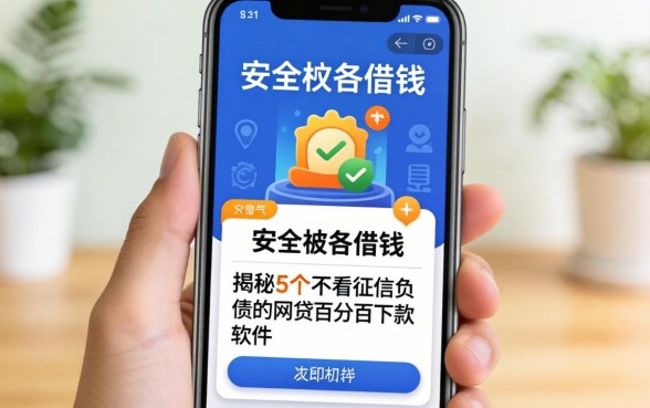 手机上安全软件借钱的,揭秘5个不看征信负债的网贷百分百下款软件