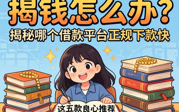 急需用钱怎么办？揭秘哪个借款平台正规下款快，这五款良心推荐给你