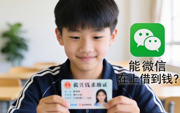 急用钱求助!16岁有身份证能在微信上借到钱吗?求靠谱路子!