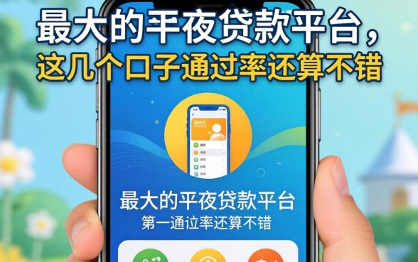 揭秘最大的手机贷款平台,这几个口子通过率还算不错