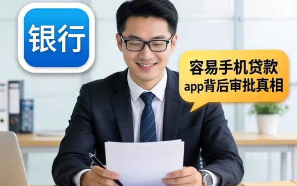 银行经理揭秘：容易手机贷款app背后的审批真相