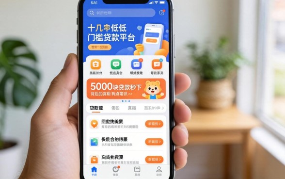 我试了十几个所谓低门槛贷款平台，发现5000块贷款秒下app背后的真相有点反常识