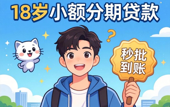 盘点几个靠谱的18岁小额分期贷款平台,秒批到账