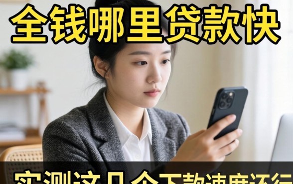 急需用钱哪里贷款快？实测这几个下款速度还行