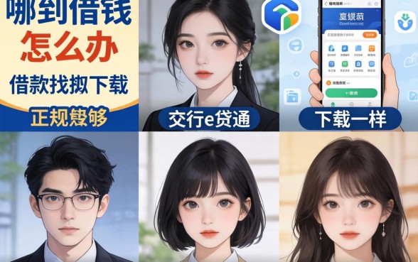 急需用钱怎么办？哪里能找到类似交行e贷通借款app下载一样正规的借钱软件？盘点五个靠谱平台