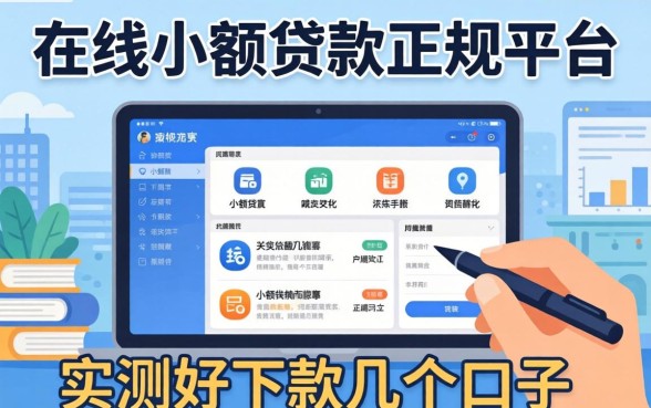揭秘在线小额贷款正规平台：实测好下款的几个口子