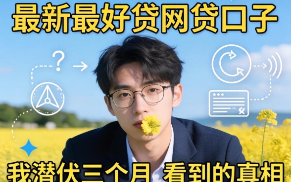 揭秘最新最好贷的网贷口子：我潜伏三个月看到的真相