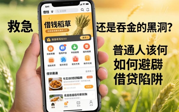 满手机屏幕的借钱软件，是救急的稻草还是吞金的黑洞？普通人该如何避开借贷陷阱？