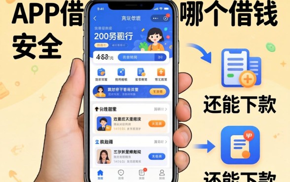 手机app借钱哪个安全？整理了几个还能下款的平台