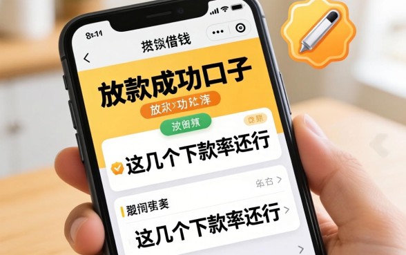 实测手机借钱有放款成功的口子,这几个下款率还行