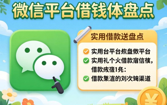 微信上哪些平台可以借钱？盘点几个实用的借款渠道