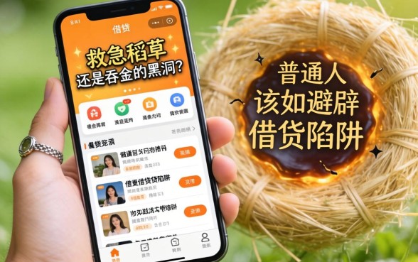 满手机屏幕的借钱软件，是救急的稻草还是吞金的黑洞？普通人该如何避开借贷陷阱？
