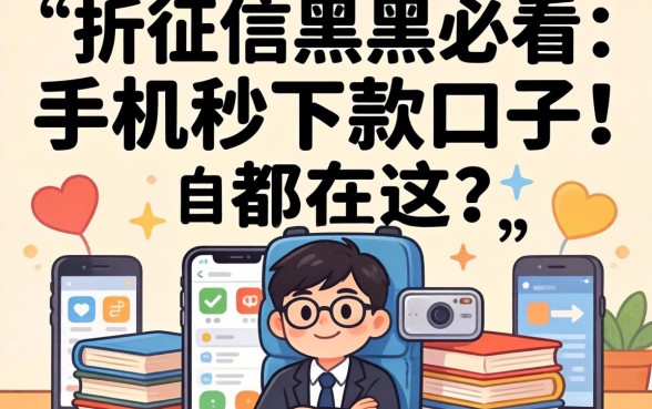 无视征信黑户必看：手机秒下款的口子都在这了