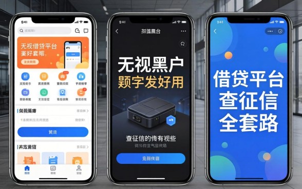 我试了三个号称无视黑户的平台，发现好用的借贷平台不查征信的有哪些全是套路