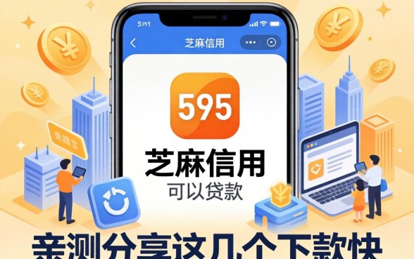 芝麻信用595可以贷款app，亲测分享这几个下款快的