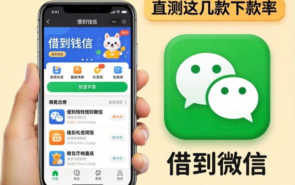 现在什么平台能借到钱到微信?实测这几款下款率还行