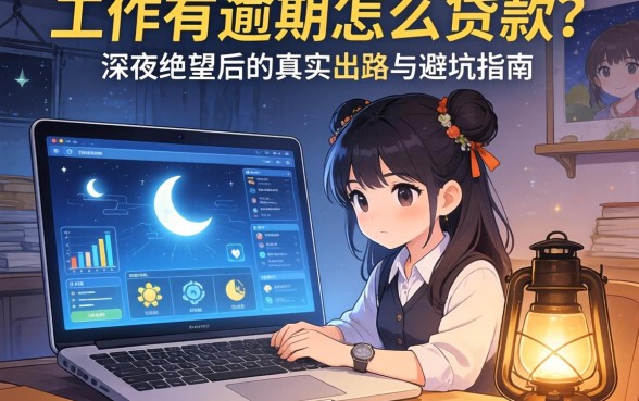 没工作有逾期怎么贷款？深夜绝望后的真实出路与避坑指南