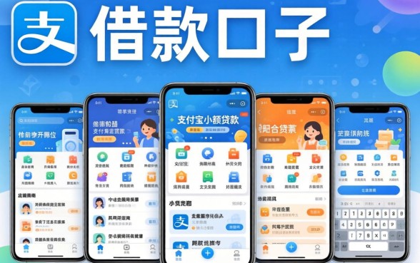 新上线的借款口子，枚举五个手机支付宝小额贷款的软件