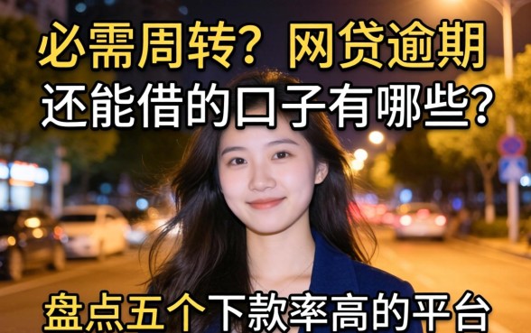 深夜急需周转？网贷逾期 还能借的口子有哪些？盘点五个下款率高的平台