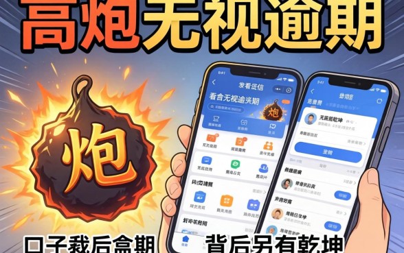 我试了那些不看征信的平台，发现高炮无视逾期的口子背后另有乾坤