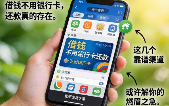 手机上如何借钱不用银行卡还款真的存在吗？这几个靠谱渠道或许能解你的燃眉之急