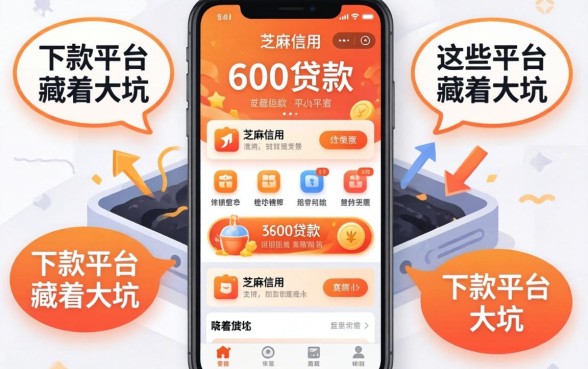 我翻遍了芝麻信用600贷款软件，发现这些下款平台藏着大坑