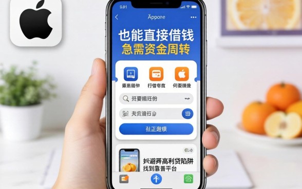 苹果手机也能直接借钱？急需资金周转时，如何避开高利贷陷阱找到靠谱平台？