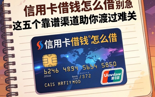 没有信用卡借钱怎么借？别急，这五个靠谱渠道助你渡过难关