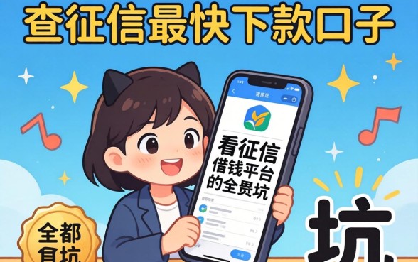 我试了不查征信最快下款的口子，发现不看征信的借钱平台全是坑