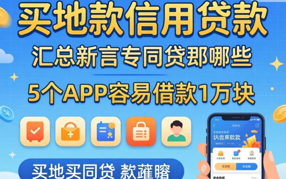 实时下款的信用贷款有哪些，汇总5个APP容易借款1万块的app