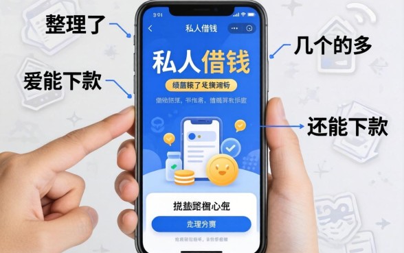 有没有人私人借钱的软件?整理了几个还能下款的