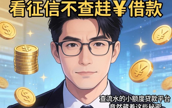 我试了那些不看征信的借款，发现不查流水的小额度贷款平台竟然藏着这些秘密