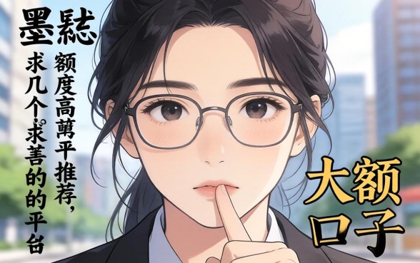 手头紧想找大额口子，求推荐几个不墨迹、额度高的平台！