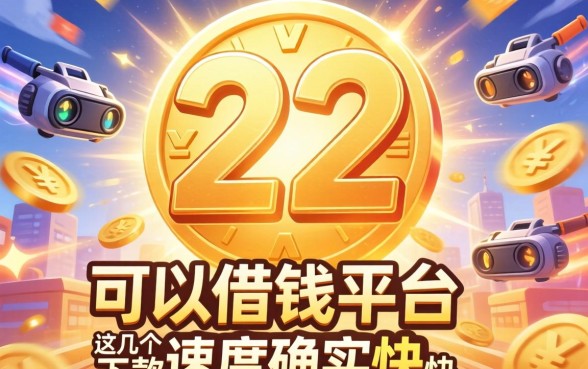 盘点22可以借钱的平台,这几个下款速度确实快
