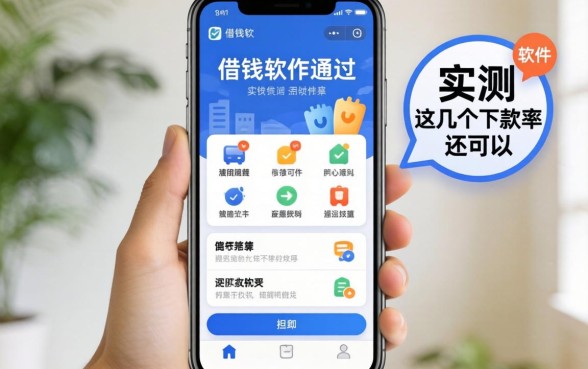 手机借钱好通过的软件吗？实测这几个下款率还可以