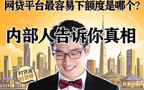 网贷平台最容易下额度的是哪个？内部人告诉你真相