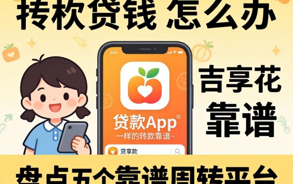 急需用钱怎么办？类似吉享花app一样的贷款软件靠谱吗？盘点五个靠谱周转平台