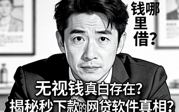 急需用钱哪里借?无视黑白真的存在吗?揭秘秒下款的网贷软件真相与风险