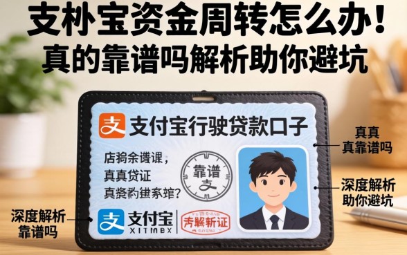 急需资金周转怎么办？支付宝行驶证贷款口子真的靠谱吗？深度解析助你避坑
